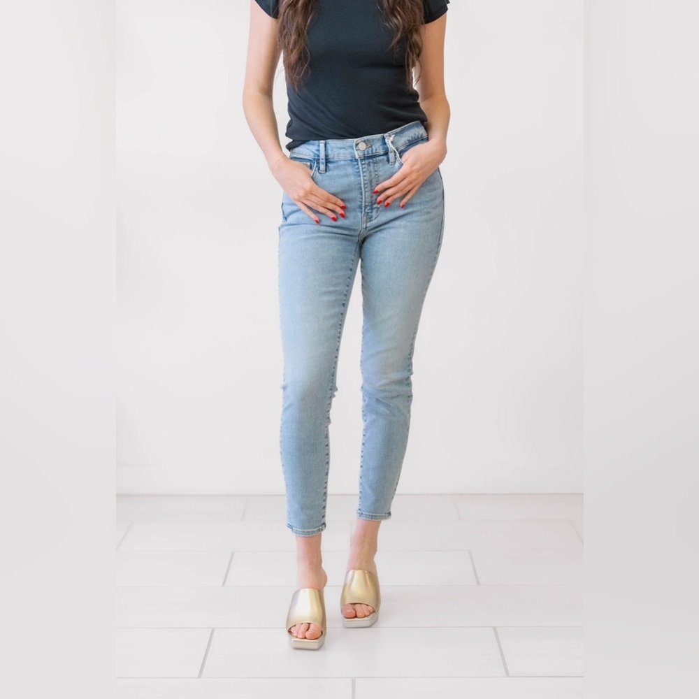 FRAME Le High Skinny Crop Jeans Colorado 32